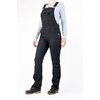 Dovetail Workwear Freshley Overall - Heathered Black Denim 6x28 DWF18O1D-001-6x28